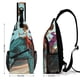 thumbnail image 2 of Iyanu Riñonera Bandolera con Estampado Integral para Hombres y Mujeres, Bolso Cruzado Gráfico de Tendencia, Mochila de Hombro Streetwear para Ciclismo y Deportes, Riñonera Versátil Casual, 2 of 6
