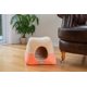 thumbnail image 4 of Cama para gato Armarkat C07CCS/MH diseño cerrado 2 en 1 naranja/beige, 4 of 7
