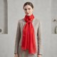 thumbnail image 5 of INSPIRE CHIC Mujeres Organza Brillante Metálico Bufandas Largas, Semitransparente Ligero Brillante Playa Chal Envoltura Hiyab Rojo 78.7x27.6, 5 of 6
