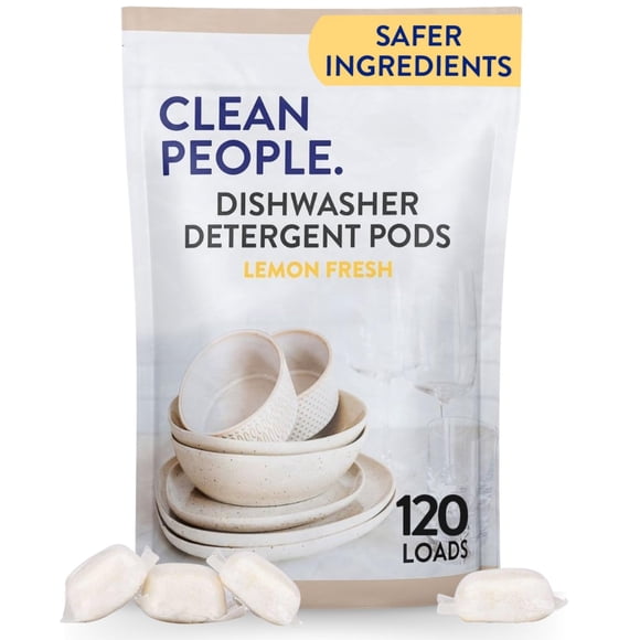 Cápsulas para lavavajillas The Clean People Cuts Grease 120 Lemon