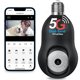 thumbnail image 1 of Cámara de seguridad LaView Bulb 4MP 360° 2K WiFi 5G Alexa, 1 of 9