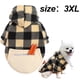 thumbnail image 2 of Abrigo de invierno acogedor para perros, chaqueta cortavientos para perros, estilo británico, a cuadros, para clima frío., 2 of 5