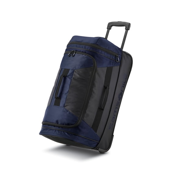 Bolsa de viaje Samsonite Andante con 2 ruedas, 55 cm, color azul marino y negro
