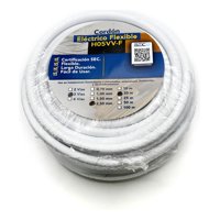 Cable Cordón Eléctrico Sil Flexible 3X2,50Mm2 20M Blanco Sec