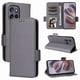 thumbnail image 3 of Funda Cartera para Motorola MOTO S50 5G Tapa Flip con Ranuras y Soporte Gris, 3 of 5