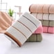 thumbnail image 3 of suxuMhao Toalla de Baño de Algodón con Rayas de Color, 1 Pieza Toalla de Ducha Suave Absorbente de Secado Rápido Gruesa, Toalla de Baño Absorbente Toalla de Baño de Algodón Suave, 27.5 X 55in Rosa, 3 of 4