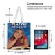 thumbnail image 5 of Lizzie McGuire Bolso de tela con estampado de lienzo para mujer, bolsa de compras reutilizable y estética, con cremallera interior, regalo para mujer,38*45cm., 5 of 6