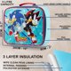 thumbnail image 4 of Set de 3 piezas Get Trend: Bolsa de almuerzo Sonic y Shadow, contenedor y botella de 400 ml, 4 of 6
