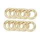 thumbnail image 5 of 10x Mosquetón De Metal Clips A Presión Hebillas Abrazadera Llavero Monederos Artesanía Aureate, 5 of 5