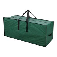 Bothyi - Bolsa De Almacenamiento Para Árbol De Navidad, Cubierta Portátil A Prueba De Polvo, Bolsa De Almacenamiento Para Árbol Navideño, Verde, 122X34X51Cm