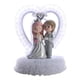thumbnail image 2 of Pareja De Novios Estatuilla Decoración De La Torta Decoración Regalo Romántico Del Recuerdo Sostenga Su Mano, 2 of 5