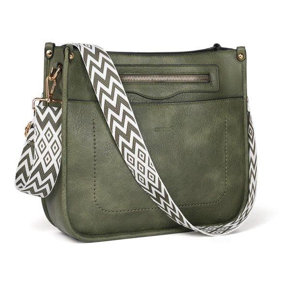 Bolso bandolera TANTOMI de cuero vegano 32 cm