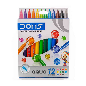 Marcadores Delgados 12 Colores Doms