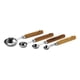 thumbnail image 2 of Juego De Cucharas Medidoras De 4 Uds., Herramientas De Medida De Cocina Antiescaldaduras De Acero Inoxidable, Color Plata, 2 of 3
