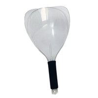 Magideal - Protector Facial Para Peluquero, Mascarilla Para El Cabello, Peluquería Con Mango De Esponja, Para Corte De Pelo, Mascarilla Para El Cabello , Claro