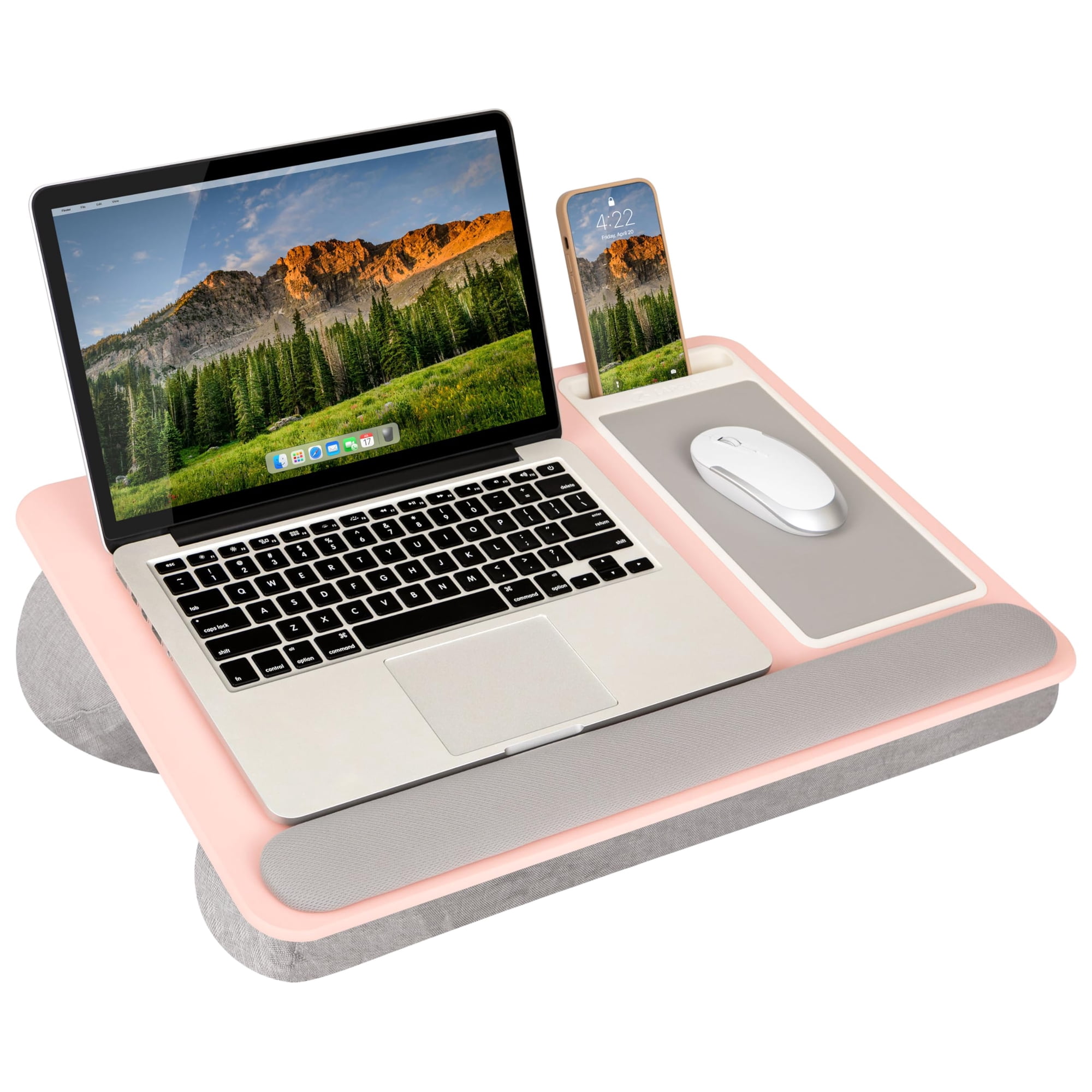 Lap Desk Lapgear Home Office Pro Pink Para Ordenadores Portátiles De 15,6 Pulgadas