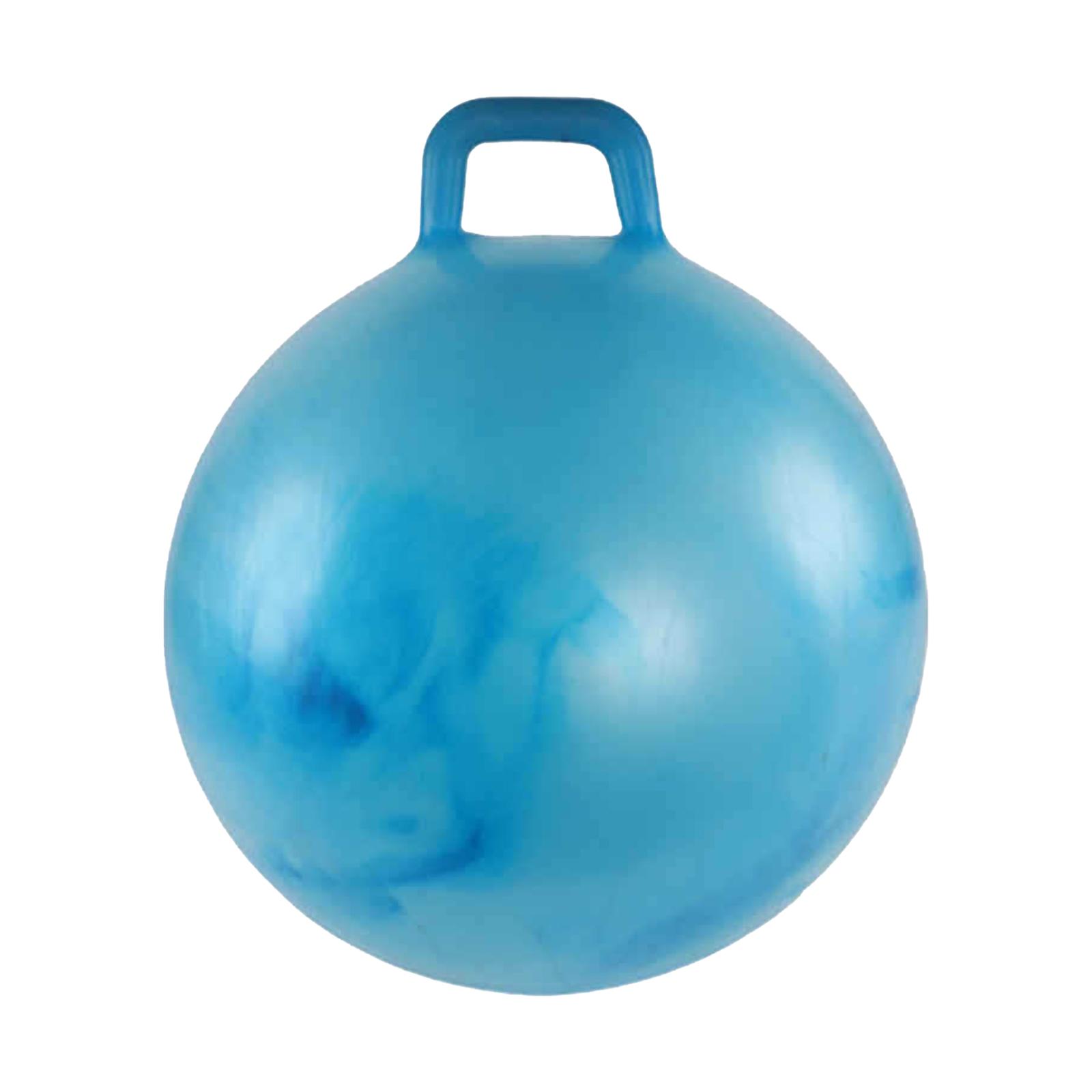 Bothyi - Pelota De Salto Pelota De Ejercicio Juegos Divertidos Para Interiores Y Exteriores Pelota Hinchable Escolar Azul