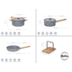 thumbnail image 5 of Batería De Cocina Stone 5 Piezas Para Inducción Hudson Gris STO01, 5 of 5