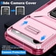 thumbnail image 5 of Funda Armada para iPhone 17 Air con Tapa Deslizante y Soporte Magnético Giratorio Rosa, 5 of 5