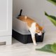 thumbnail image 5 of Caja de arena para gatos IRIS USA grande, abierta, negra, 48 x 38 x 30 cm, 5 of 9