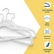 thumbnail image 5 of Perchas de terciopelo Lifemaster con gancho giratorio de 360° - paquete de 30, 5 of 7