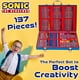 thumbnail image 3 of Set de dibujo: lápices de colores de Sonic The Hedgehog, más de 130 unidades, 3 of 3