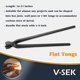 thumbnail image 5 of Juego de 3 pinzas V-SEK: V‑Bit, Cuchilla y Plano para forja de acero, 5 of 8