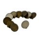 thumbnail image 1 of 10pcs Broche En Blanco Lapela Perno Base De 25 Mm Ronda Flor Almohadilla Vintage Bronce, 1 of 3