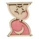 thumbnail image 4 of Accesorio De Tablero Ocupado De Madera Para Niños Pequeños, Enseñanza Temprana De Habilidades Prácticas, Reloj De Arena Rosa, 4 of 5