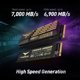 thumbnail image 4 of Disipador térmico de aluminio TEAMGROUP T-FORCE A440 de 2 TB DRAM SLC Cache 3D NAND TLC NVMe PCIe Gen4x4 M.2 2280 SSD interno R/W 7000/6900 MB/s TM8FPZ002T0C327, 4 of 7