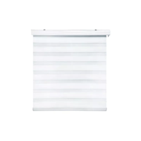 Genérico - Cortina Roller Duo Zebra Día Noche 150X200Cm Blanco