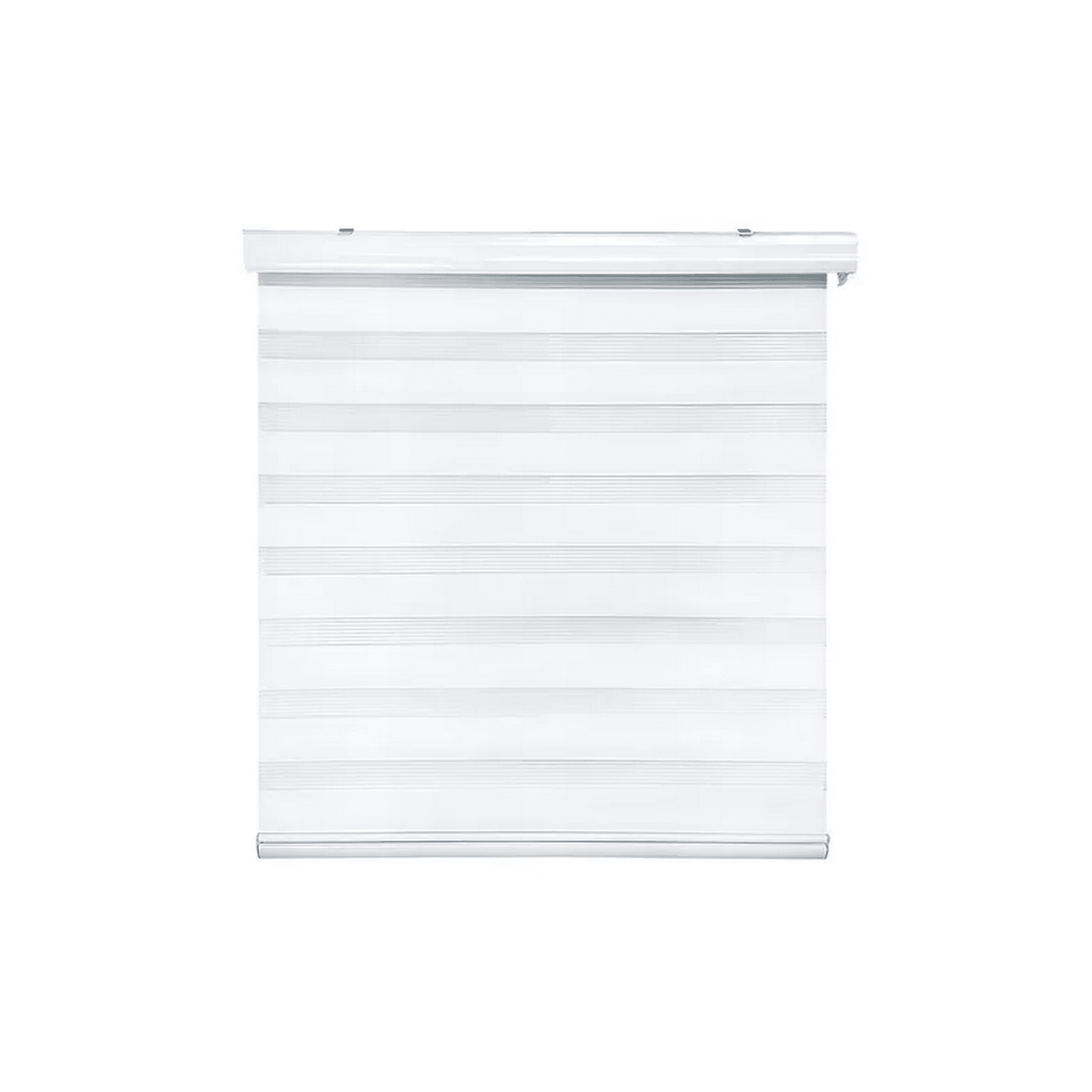 Genérico - Cortina Roller Duo Zebra Día Noche 150x200cm Blanco