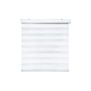 Genérico - Cortina Roller Duo Zebra Día Noche 150X200Cm Blanco