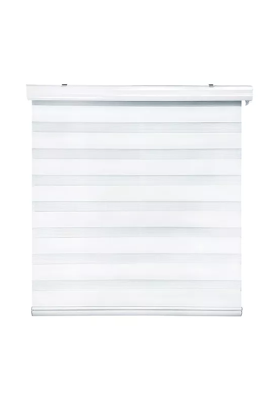 Genérico - Cortina Roller Duo Zebra Día Noche 150X200Cm Blanco