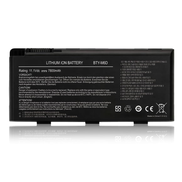 Batería para Laptop JIONR BTY-M6D 7800mAh 11.1V para MSI GT60 GT70