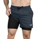 thumbnail image 2 of Eco Short Deportivo Doble Capa 2 en 1 perfect Black Grey Konko, 2 of 3
