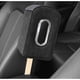 thumbnail image 3 of Organizador del asiento del coche, soporte de tejido de cuero de ante apto para tejidos Kleenex, organizador lateral del asiento del coche para servilleta, bebida, teléfono, etc. (negro), 3 of 3