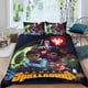 thumbnail image 2 of Daniel Hechizado Conjunto de sábanas temático, trío de piezas, cómodo y amigable con la piel, diseño único, regalo de decoración para el hogar para familiares, amigos y fans, 90 cm * 190 cm, 2 of 6