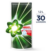 Detergente Líquido Doble Poder Ropa Blanca Y Colo Doypack 1.2 L Ariel