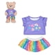 thumbnail image 1 of Set Falda Polera Flores Arcoíris Build-A-Bear, 1 of 3