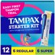 thumbnail image 1 of Kit de inicio Tampax LeakGuard sin fragancia, 12 tampones, 1 of 9