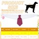 thumbnail image 2 of Collar de Perro con Pajarita Uxcell, Pajarita de Esmoquin Lindo con Collar Blanco Ajustable Hecho a Mano Formal Corbata para Gatos Mascotas (Rojo Rosado y Negro, S), para Cachorros Medianos, 2 of 7