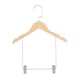 thumbnail image 5 of Perchas De Madera Para Trajes, Perchas Para Pantalones, Gancho Giratorio Resistente Y Duradero Con Clips Para Niños, 5 of 5