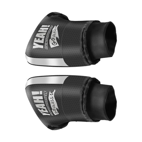 Ioensy - Manguitos Para Manillar De Motocicleta, Manoplas Calentadoras, Protector De Manos, Atv, Muffs L Yeah Impreso