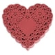 thumbnail image 1 of Blonda de papel con corte de corazón School Smart, 10 cm, roja (100 piezas), 1 of 9