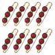thumbnail image 1 of Broches de Perlas, Broche de Seguridad Decorativo de Moda para Suéter Chal Clip de Cristal para Cuello Vestido Camisa Accesorios de Ropa para Mujeres, Rojo, 8 piezas, 1 of 7