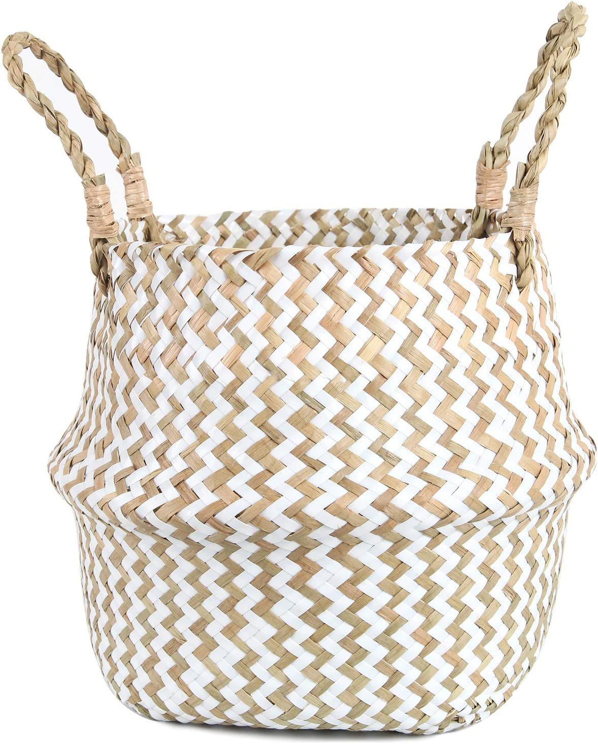 Oem - Macetero Cesto Canasto Maceta De Mimbre Tejida Plegable 35Cm B