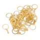 thumbnail image 3 of 100 Piezas De Aleación De Llavero Dividido Con Cadenas De 25 Mm De Oro, 3 of 3