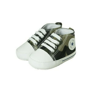 Pumucki - Zapatos Estampado Militar Verde Talla 15