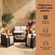 thumbnail image 2 of Juegos De Muebles Para Terraza Living Para 4 Personas Estructura Negro, 2 of 8